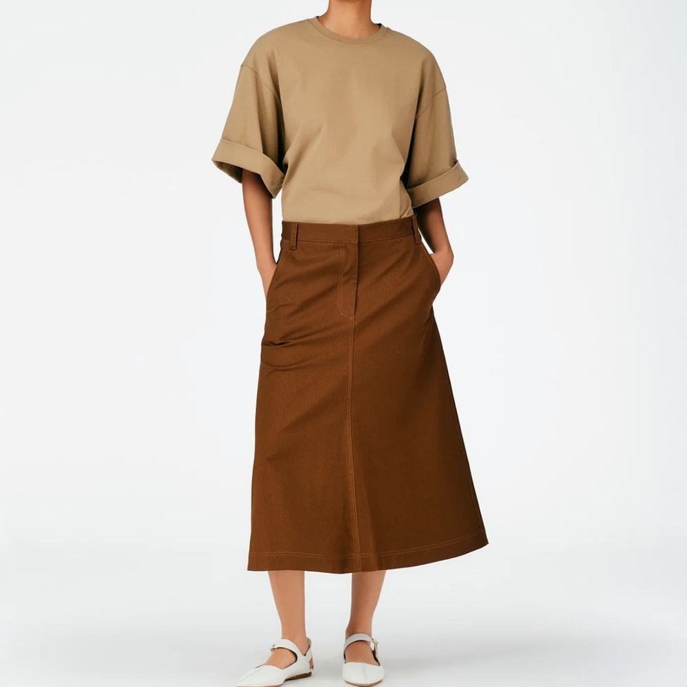 Tibi cotton skirt in size 4